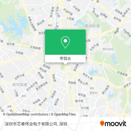 深圳市芯睿伟业电子有限公司地图