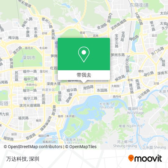 万达科技地图