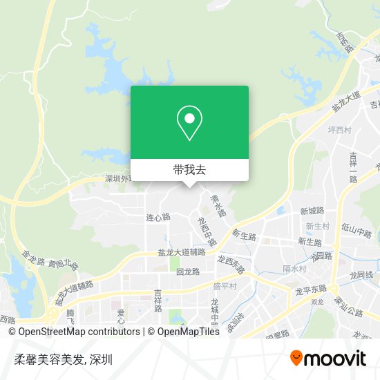 柔馨美容美发地图