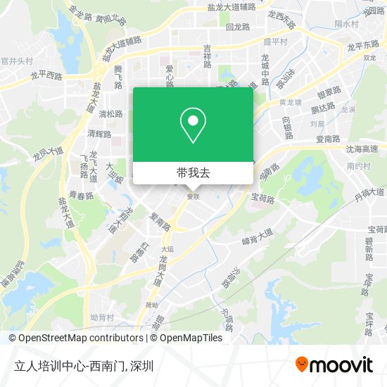 立人培训中心-西南门地图