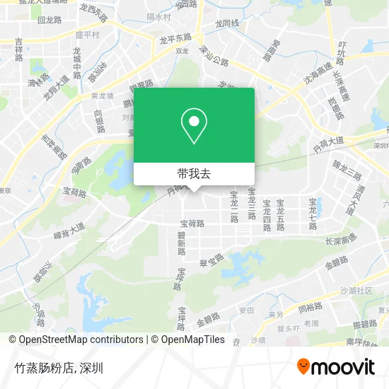 竹蒸肠粉店地图