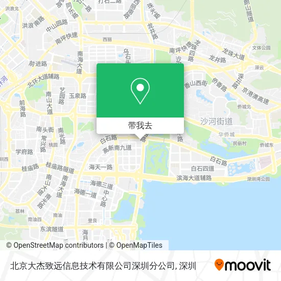 北京大杰致远信息技术有限公司深圳分公司地图