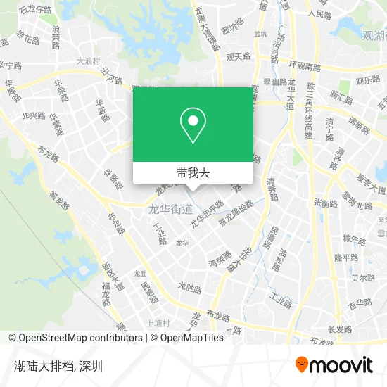 潮陆大排档地图