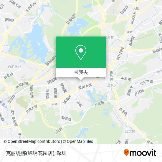 克丽缇娜(锦绣花园店)地图