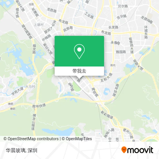 华晨玻璃地图