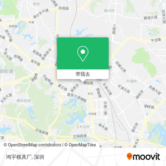鸿宇模具厂地图