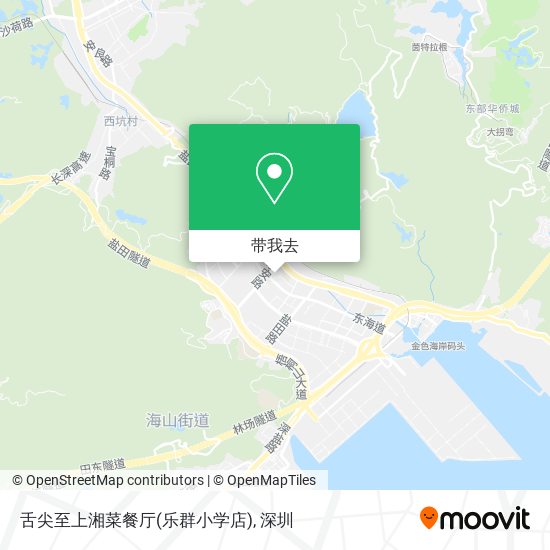 舌尖至上湘菜餐厅(乐群小学店)地图
