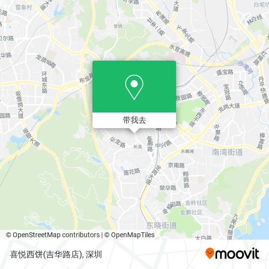 喜悦西饼(吉华路店)地图