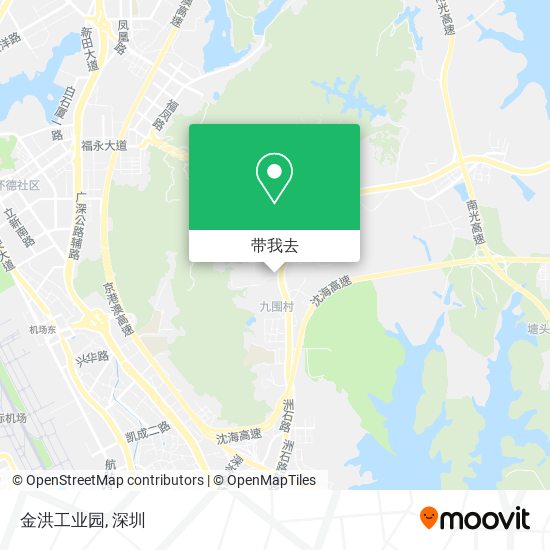 金洪工业园地图