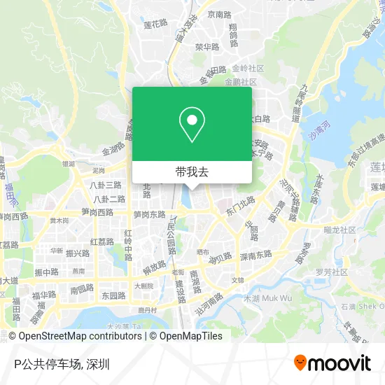 P公共停车场地图