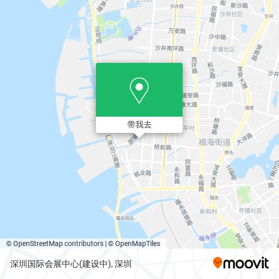 深圳国际会展中心(建设中)地图
