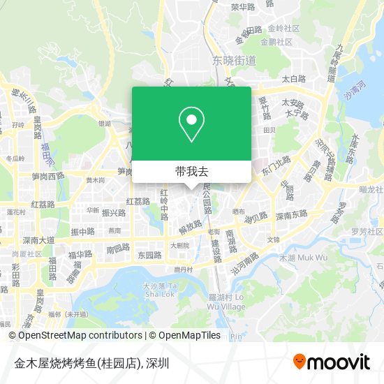 金木屋烧烤烤鱼(桂园店)地图