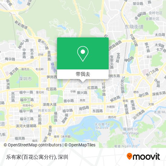 乐有家(百花公寓分行)地图