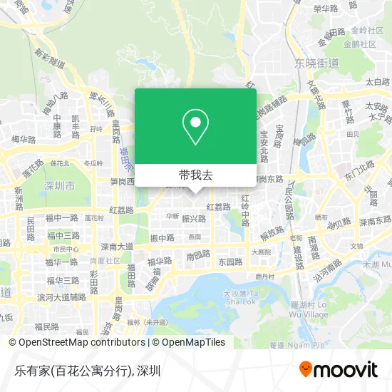 乐有家(百花公寓分行)地图