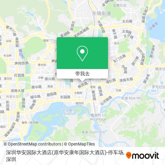 深圳华安国际大酒店(原华安康年国际大酒店)-停车场地图