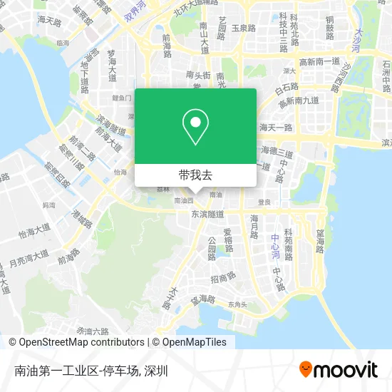 南油第一工业区-停车场地图