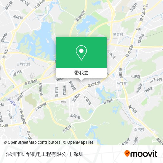 深圳市研华机电工程有限公司地图