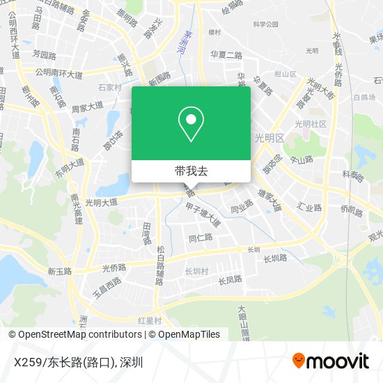 X259/东长路(路口)地图