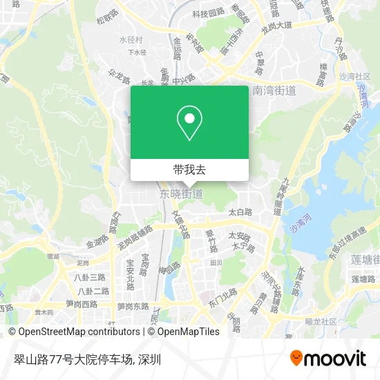 翠山路77号大院停车场地图