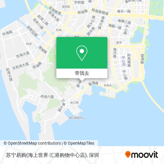 苏宁易购(海上世界·汇港购物中心店)地图
