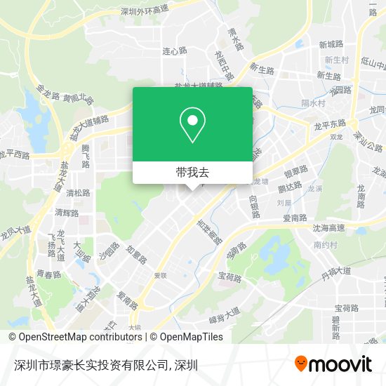 深圳市璟豪长实投资有限公司地图