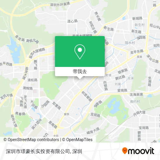 深圳市璟豪长实投资有限公司地图