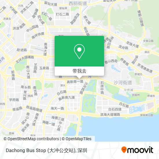 Dachong Bus Stop (大冲公交站)地图