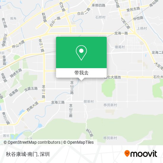 秋谷康城-南门地图