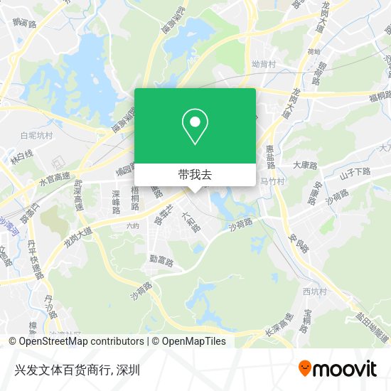 兴发文体百货商行地图