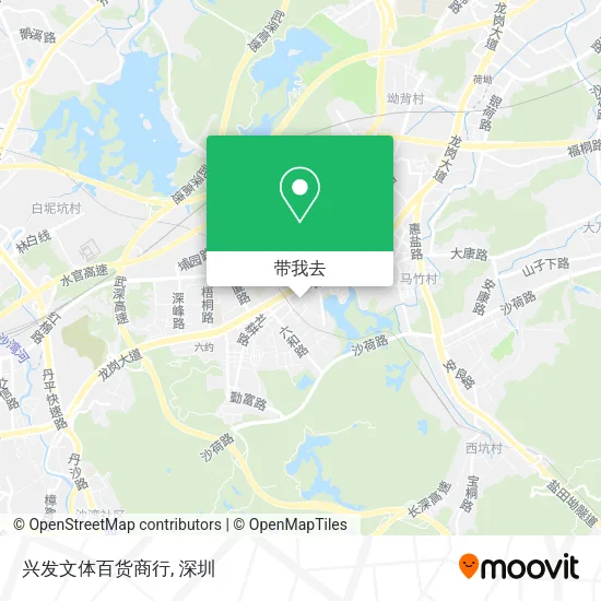 兴发文体百货商行地图