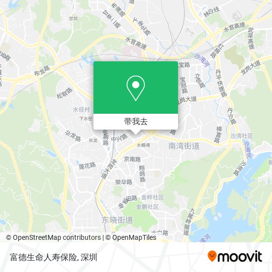 富德生命人寿保险地图
