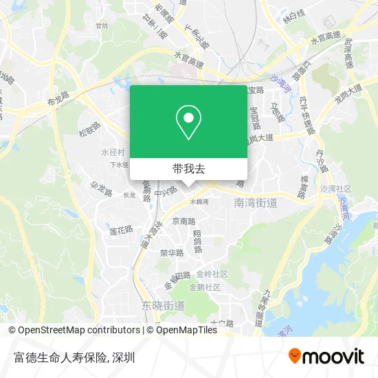 富德生命人寿保险地图