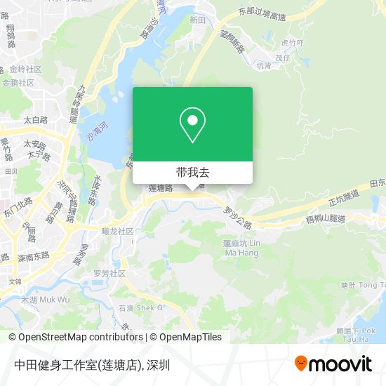 中田健身工作室(莲塘店)地图