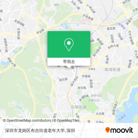 深圳市龙岗区布吉街道老年大学地图