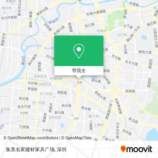 集美名家建材家具广场地图