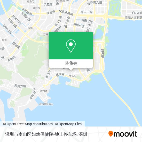 深圳市南山区妇幼保健院-地上停车场地图