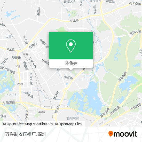 万兴制衣压褶厂地图