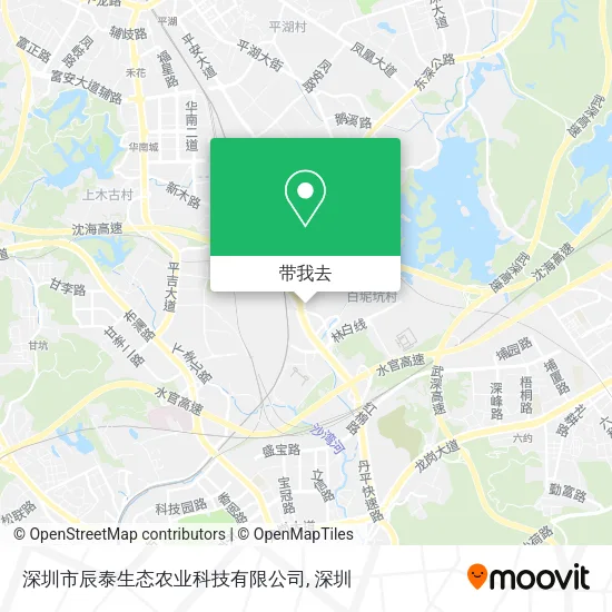深圳市辰泰生态农业科技有限公司地图