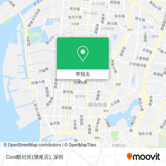 Cool酷社区(塘尾店)地图