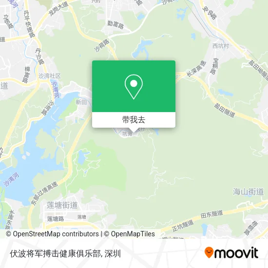伏波将军搏击健康俱乐部地图