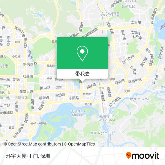 环宇大厦-正门地图