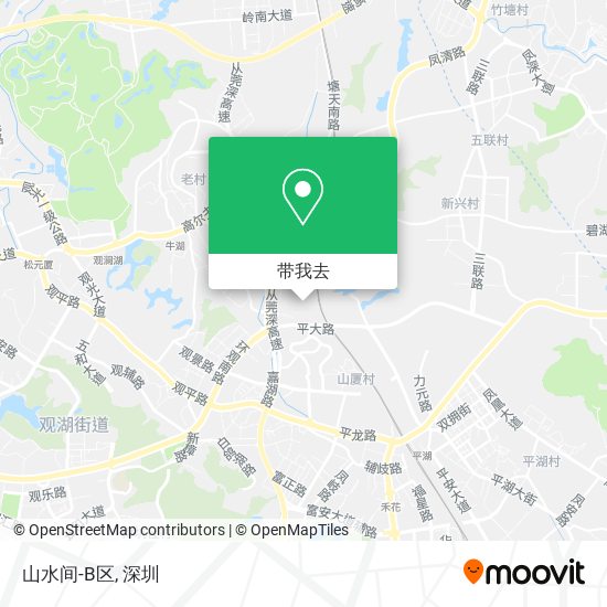 山水间-B区地图