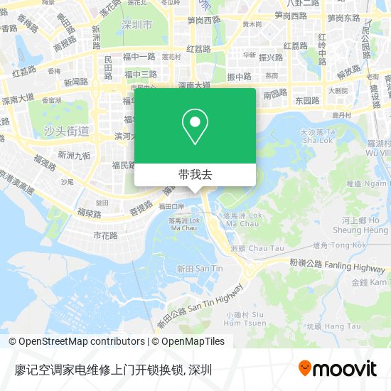 廖记空调家电维修上门开锁换锁地图