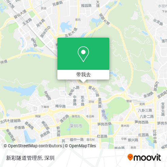 新彩隧道管理所地图