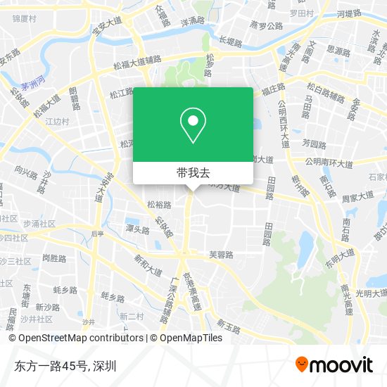 东方一路45号地图