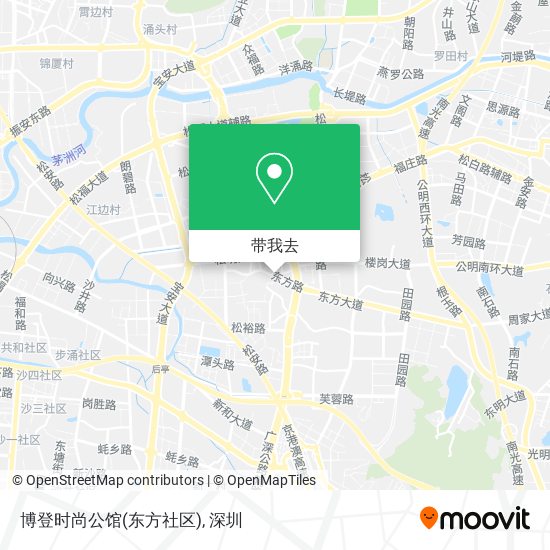 博登时尚公馆(东方社区)地图