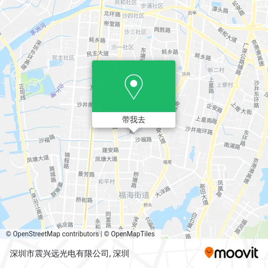 深圳市震兴远光电有限公司地图