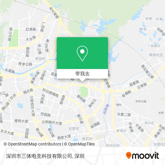 深圳市三体电竞科技有限公司地图
