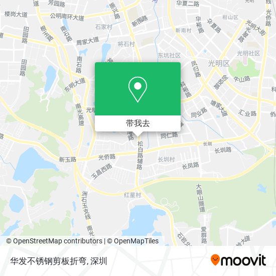 华发不锈钢剪板折弯地图