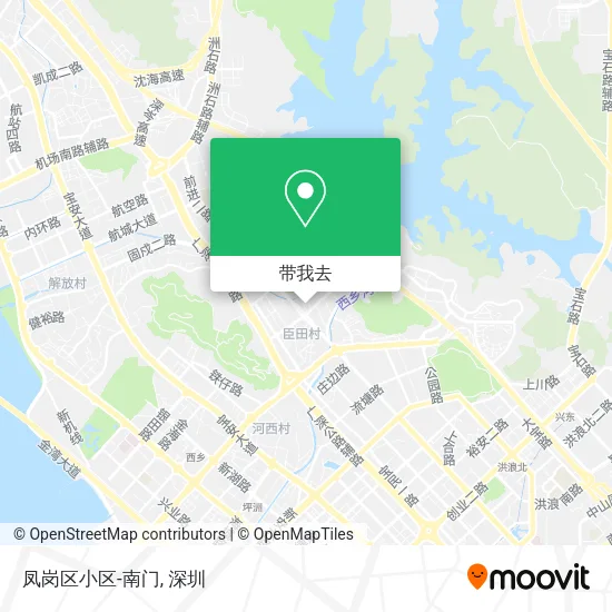 凤岗区小区-南门地图